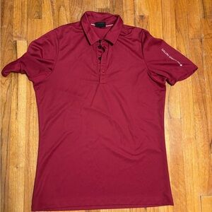 Galvin Green Men's Burgundy Polo Shirt